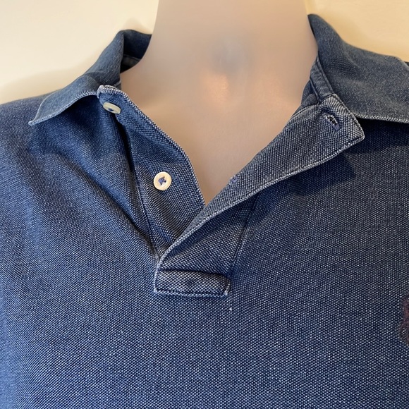 Polo by Ralph Lauren Mens Blue Polo Size Large - Picture 6 of 13